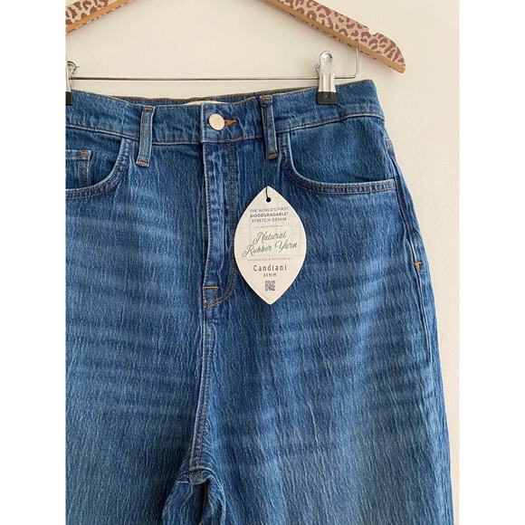 TRIARCHY High Rise Mrs Triarchy Straight Leg Jeans in Medium Indigo Size 29 NEW - Picture 3 of 10